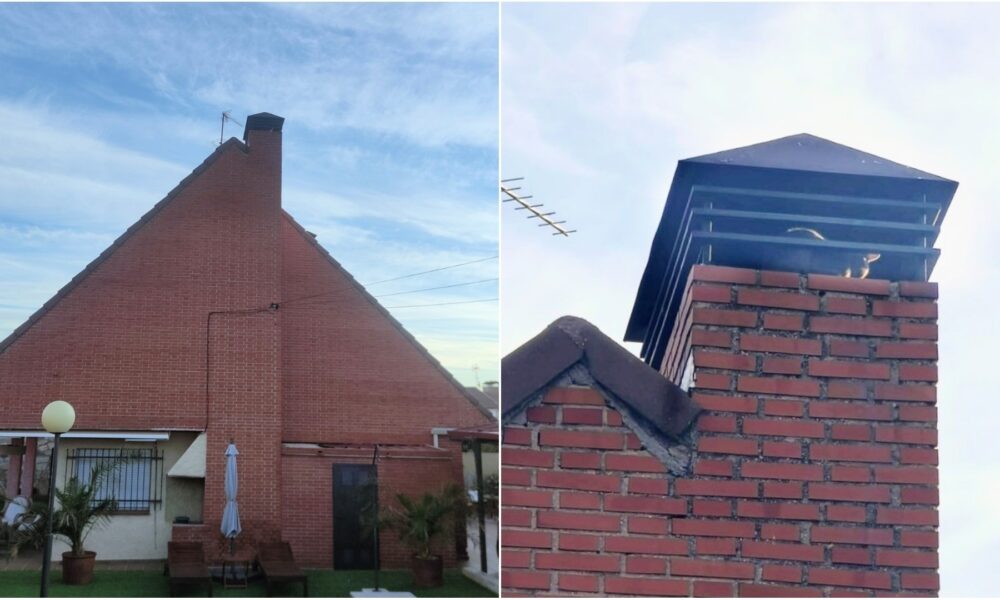Rescatado un gato de una chimenea