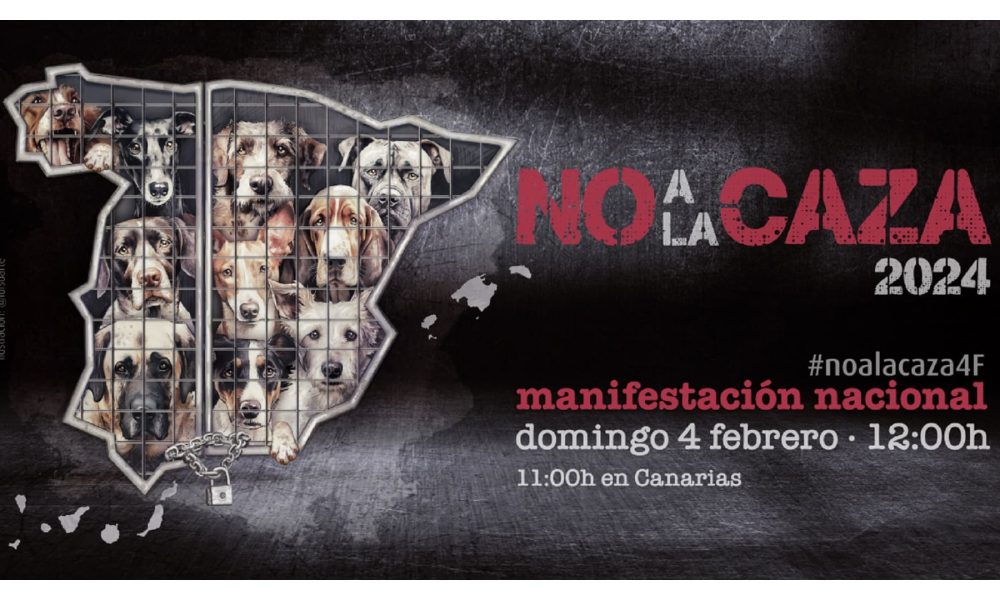 Manifestación No a la Caza 2024