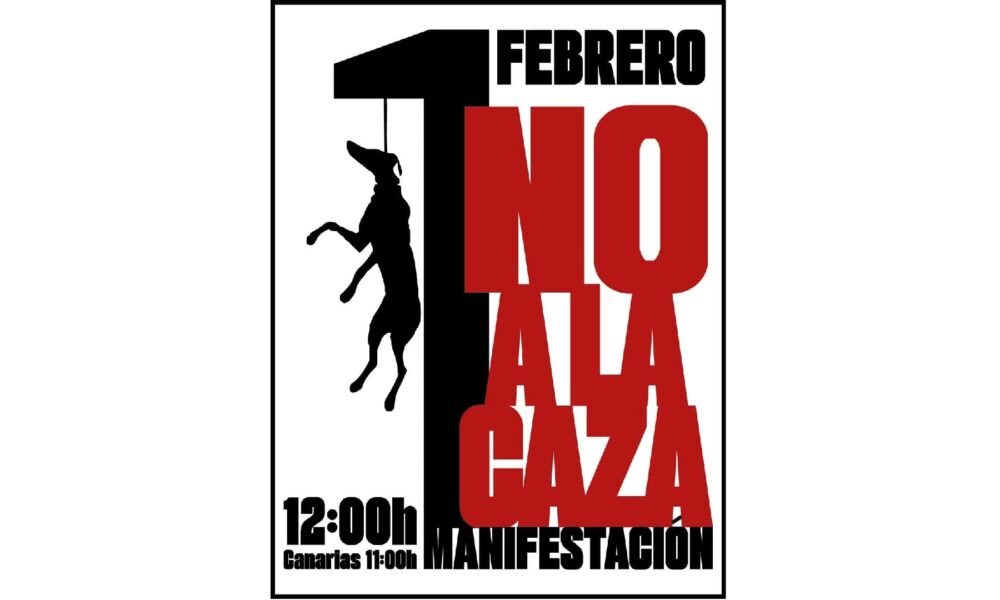 Manifestación No a la Caza 2026